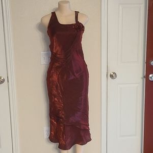 Red/Burgundy juicy and dressy fitting outfit
